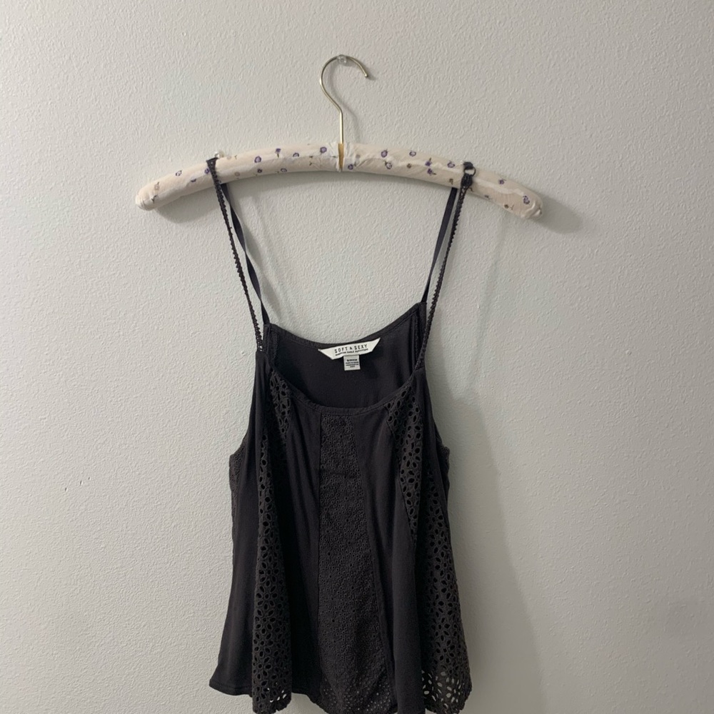Adorable grey tank